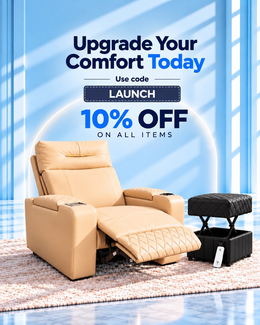 Upgrade Your Comfort Today - 10% off with code LAUNCH