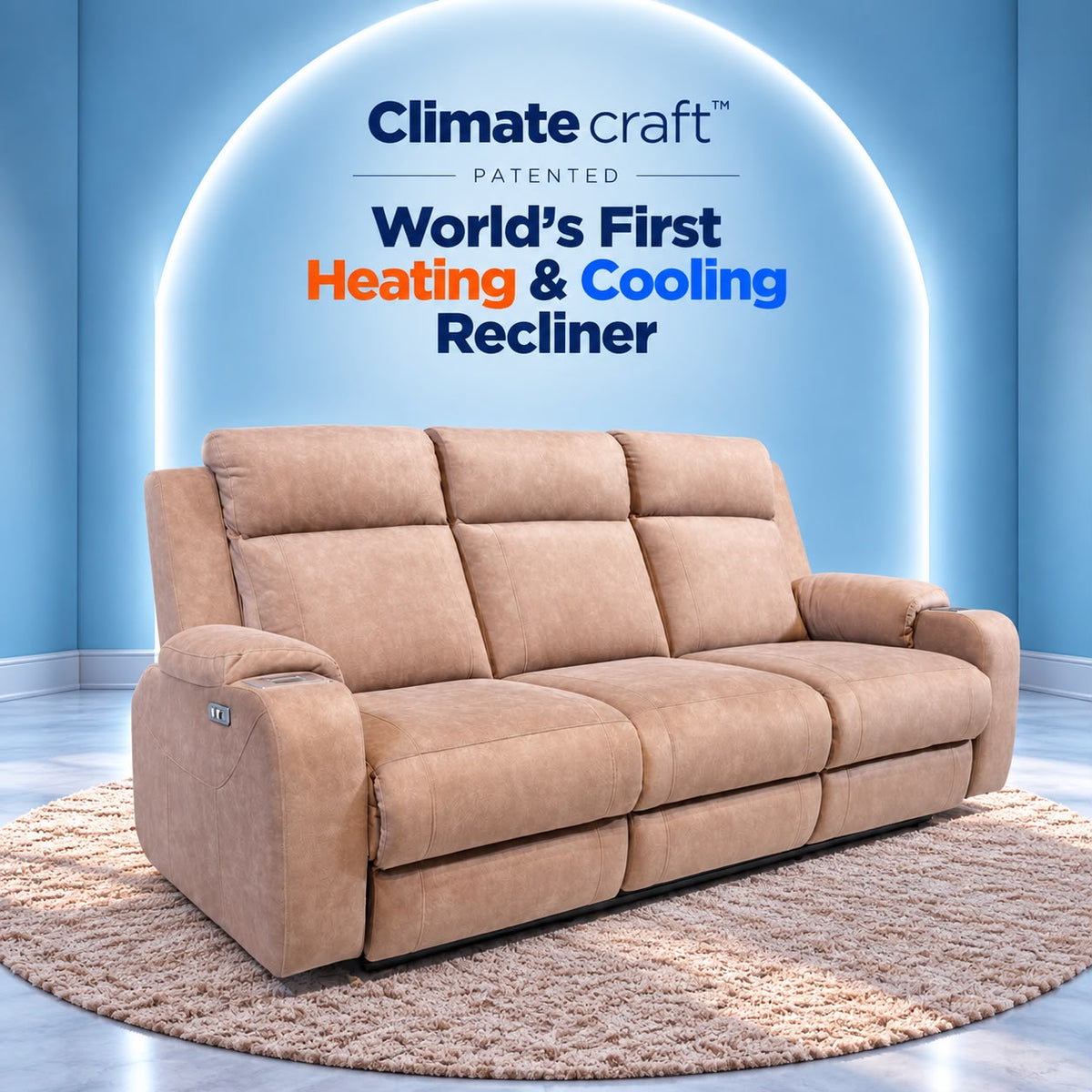 Climate Controlled Smart Recliner - 3 Seater